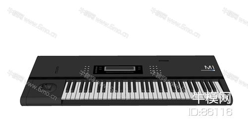 乐器音乐器材钢琴电钢琴电子琴构件su模型下载_id:86116_牛模网